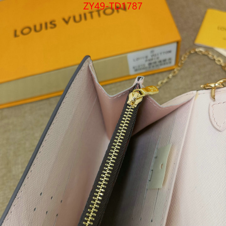 LV Bags(4A)-Wallet,ID: TD1787,$: 49USD