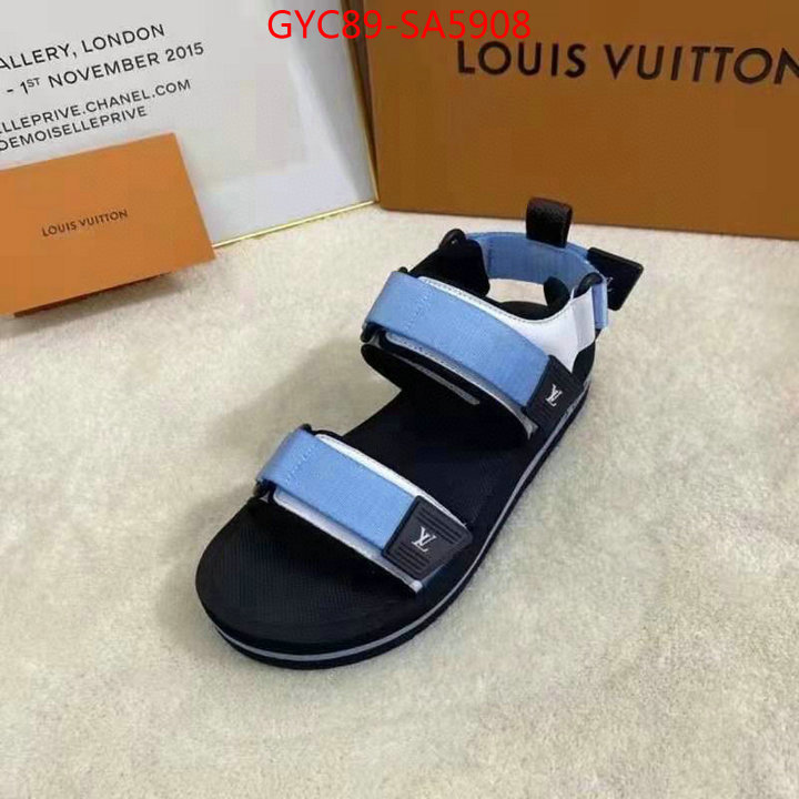 Women Shoes-LV,wholesale imitation designer replicas , ID: SA5908,$: 89USD