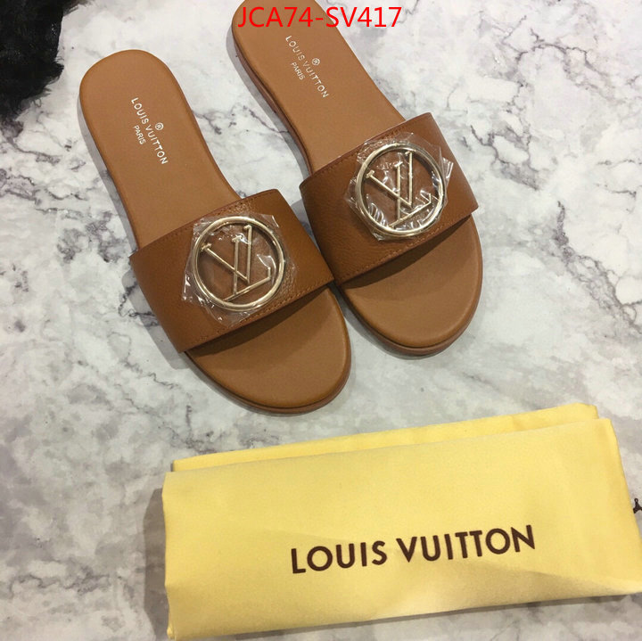 Women Shoes-LV,what 1:1 replica , ID: SV417,$:74USD