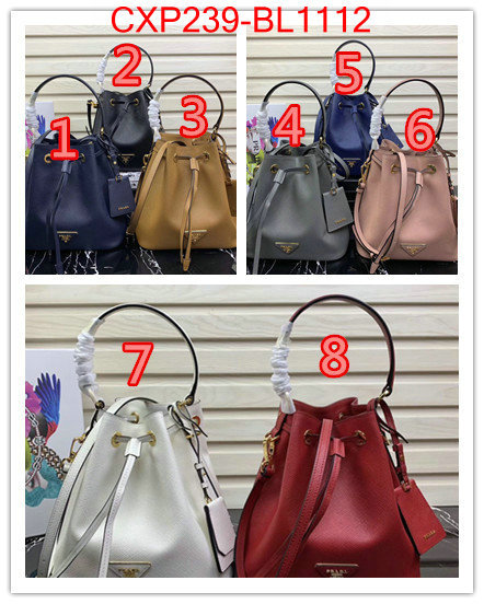 Prada Bags(TOP)-Diagonal-,ID: BL1112,$: 239USD