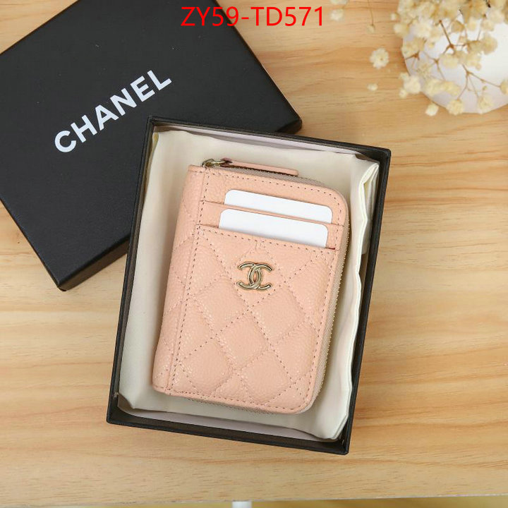 Chanel Bags(4A)-Wallet-,ID: TD571,$: 59USD
