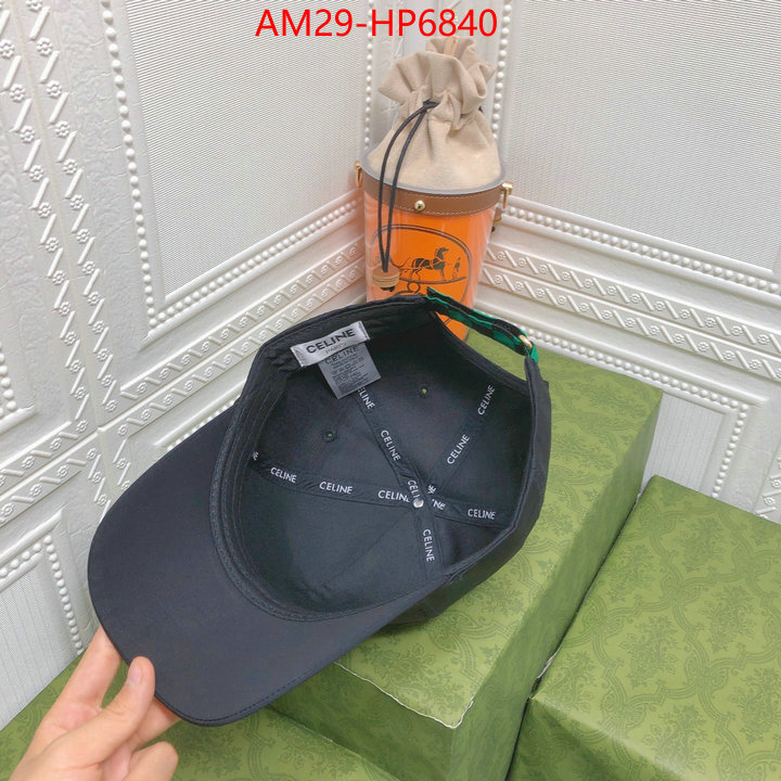 Cap (Hat)-Celine,mirror copy luxury , ID: HP6840,$: 29USD