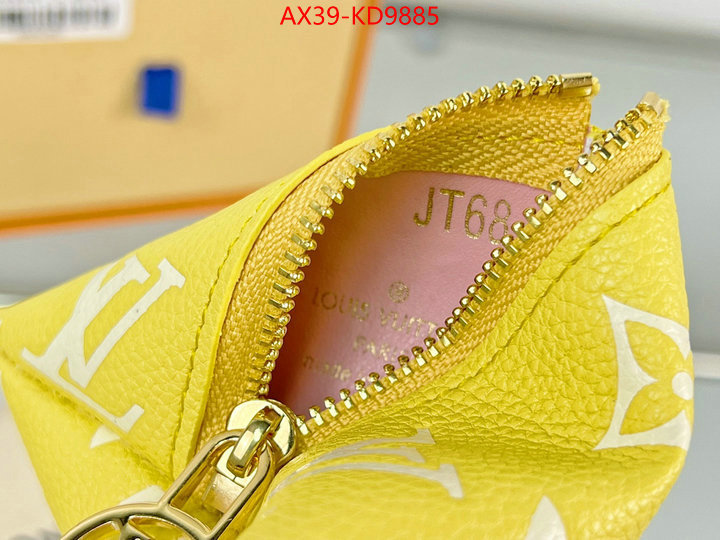 Key pendant-LV,luxury fake ,ID: KD9885,$: 39USD