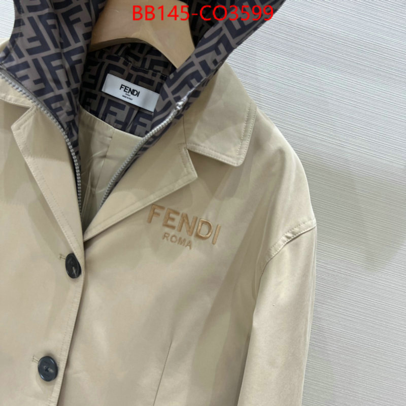 Clothing-Fendi,highest quality replica , ID: CO3599,$: 145USD