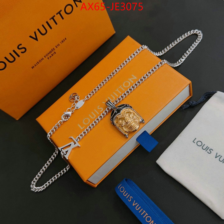 Jewelry-LV,2023 replica wholesale cheap sales online , ID: JE3075,$: 65USD