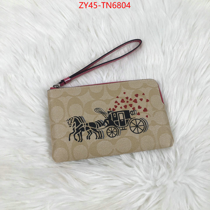 Coach Bags(4A)-Wallet,top 1:1 replica ,ID: TN6804,$: 45USD