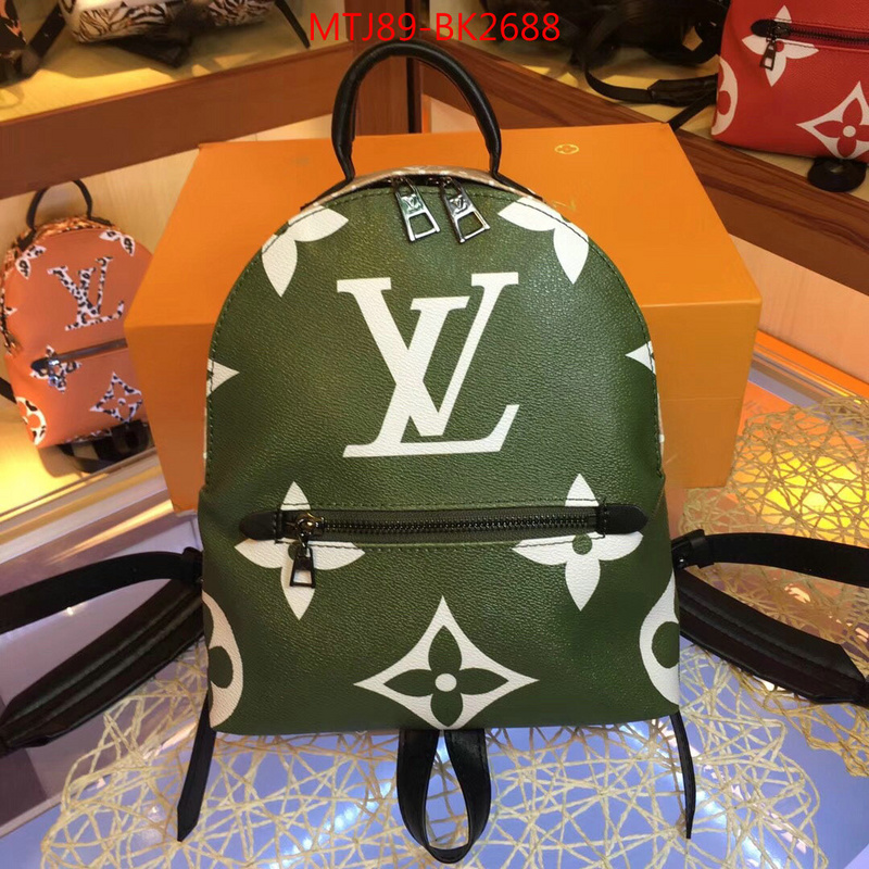 LV Bags(4A)-Backpack-,ID: BK2688,$:99USD