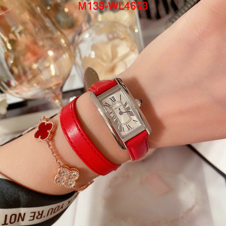 Watch(4A)-Cartier,luxury cheap , ID: WL4663,$: 139USD