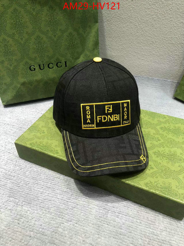 Cap (Hat)-Fendi,what is a 1:1 replica , ID: HV121,$: 29USD