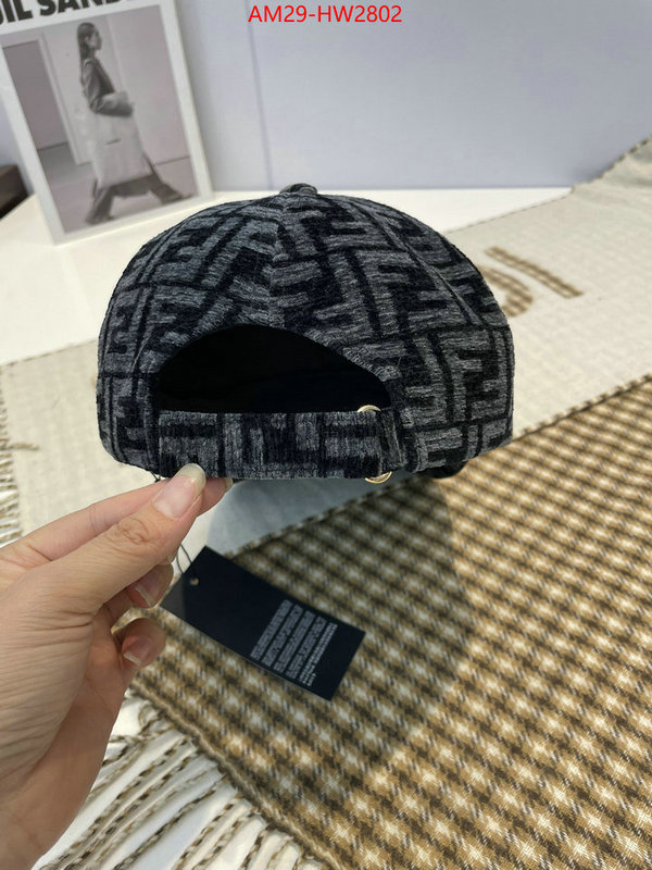 Cap (Hat)-Fendi,fake designer , ID: HW2802,$: 29USD