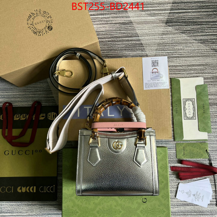 Gucci Bags(TOP)-Diana-Bamboo-,buy top high quality replica ,ID: BD2441,$: 255USD