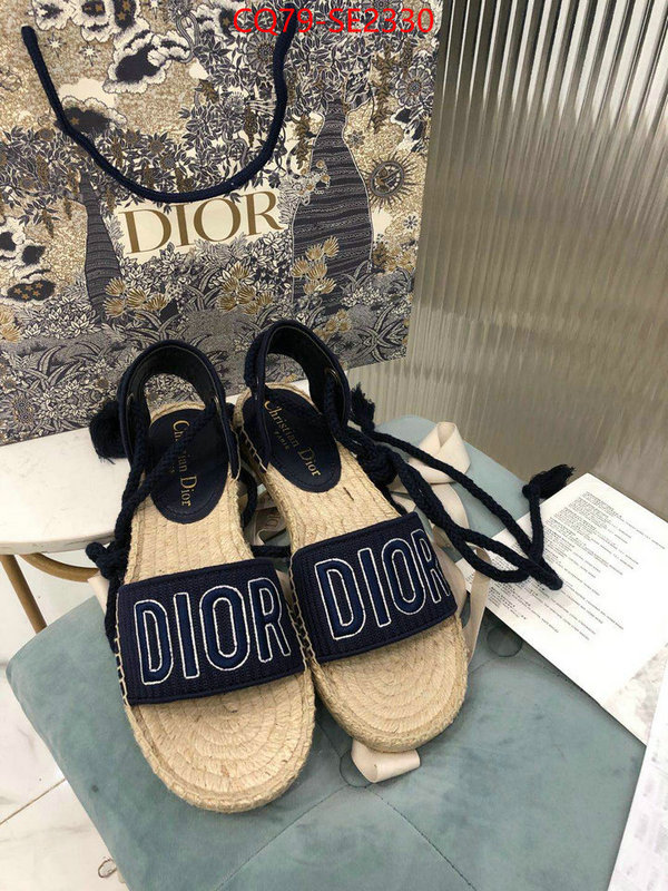 Women Shoes-Dior,top 1:1 replica , ID: SE2330,$: 79USD