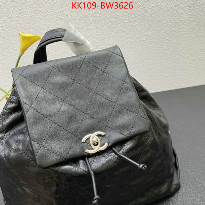 Chanel Bags(4A)-Backpack-,ID: BW3626,$: 109USD
