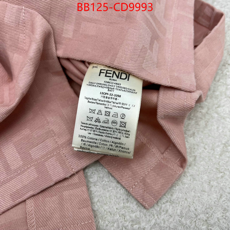 Clothing-Fendi,top quality replica , ID: CD9993,$: 125USD