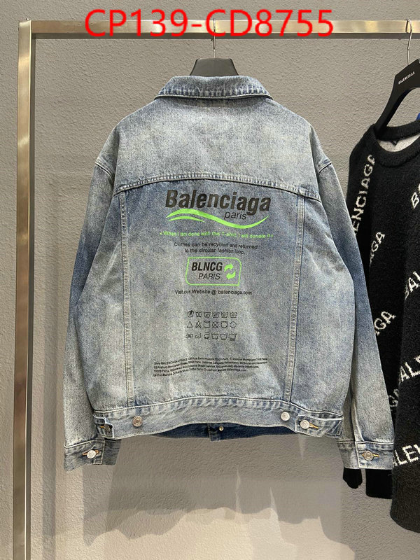 Clothing-Balenciaga,where should i buy replica , ID: CD8755,$: 139USD