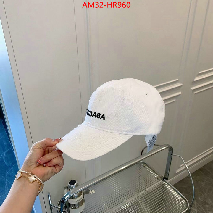 Cap (Hat)-Balenciaga,aaaaa+ quality replica , ID: HR960,$: 32USD