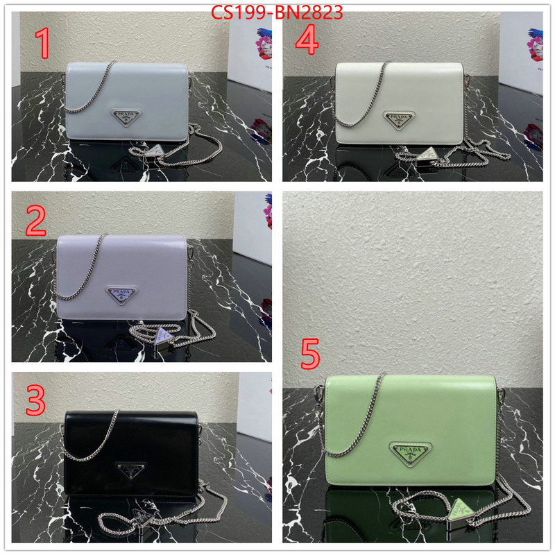 Prada Bags(TOP)-Diagonal-,ID: BN2823,$: 199USD