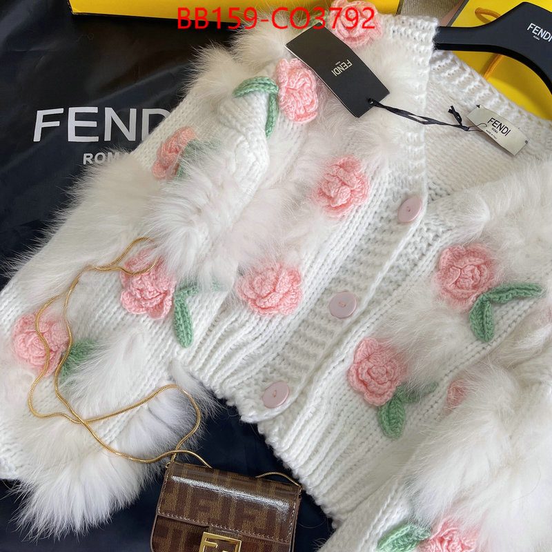 Clothing-Fendi,counter quality , ID: CO3792,$: 159USD