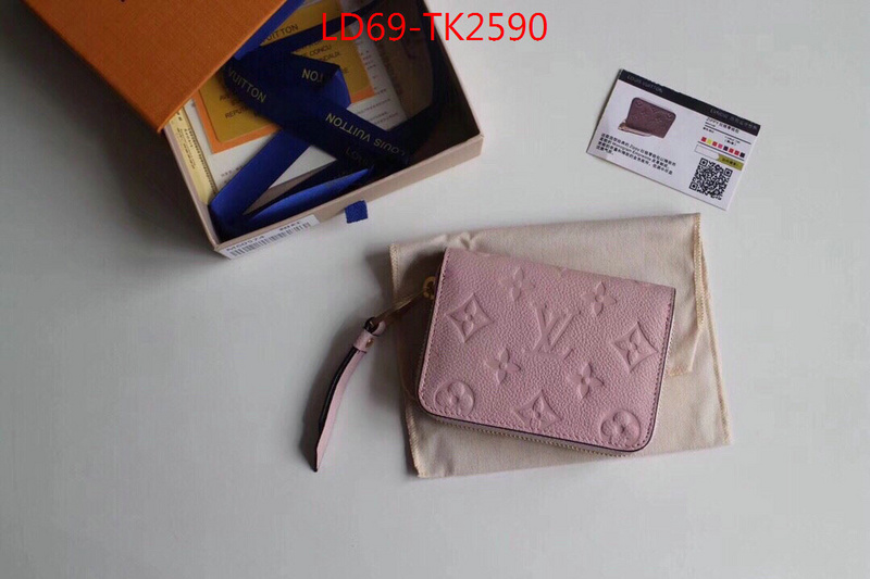 LV Bags(TOP)-Wallet,ID: TK2590,$:69USD