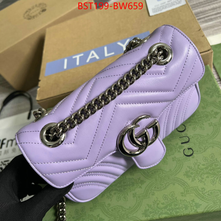 Gucci Bags(TOP)-Marmont,2023 replica wholesale cheap sales online ,ID: BW659,$: 199USD