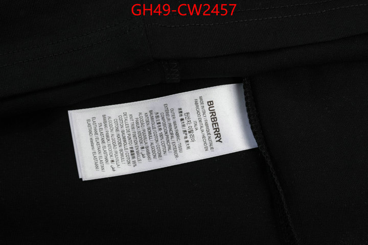 Clothing-Burberry,2023 replica , ID: CW2457,$: 49USD