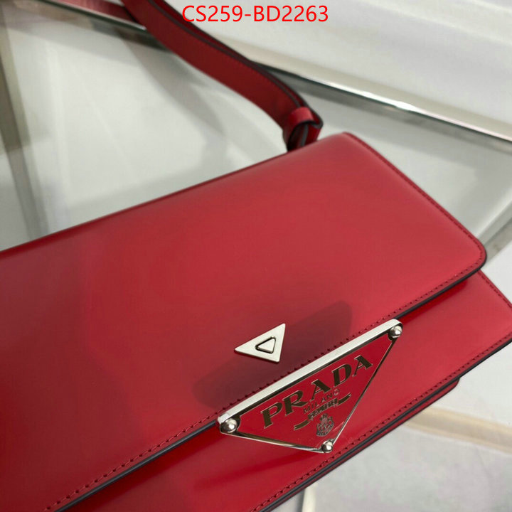 Prada Bags(TOP)-Diagonal-,ID: BD2263,$: 259USD