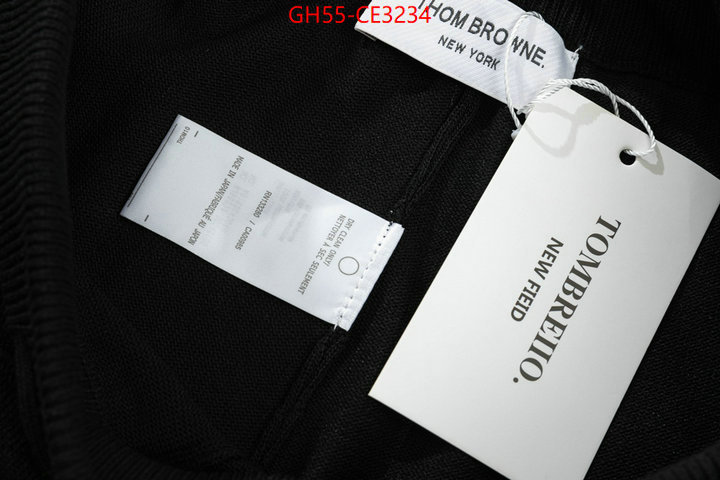 Clothing-Thom Browne,best like , ID: CE3234,$: 55USD