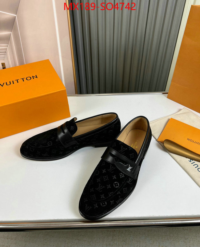 Men Shoes-LV,2023 aaaaa replica 1st copy , ID: SO4742,$: 189USD