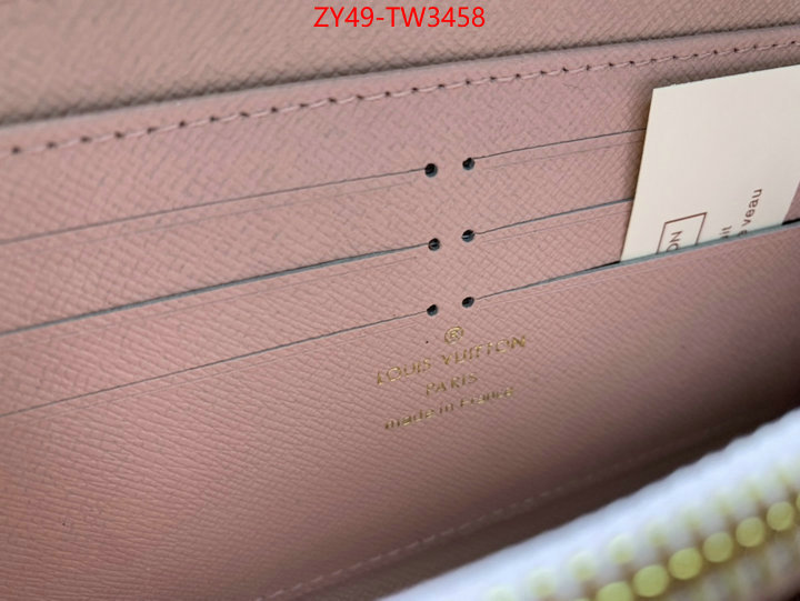 LV Bags(4A)-Wallet,wholesale 2023 replica ,ID: TW3458,$: 49USD