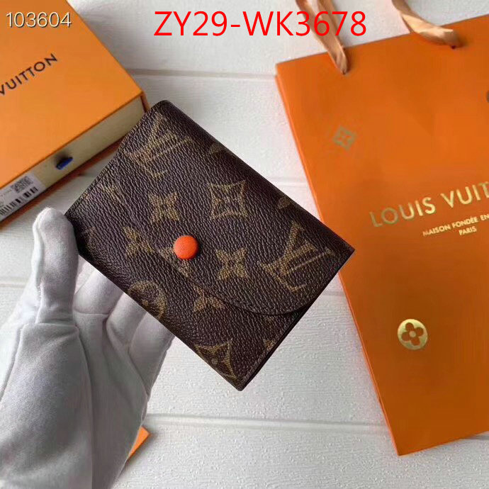 LV Bags(4A)-Wallet,ID: WK3678,$:29USD