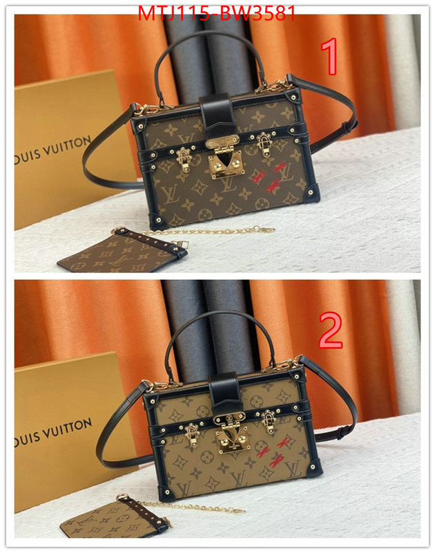 LV Bags(4A)-Petite Malle-,shop designer replica ,ID: BW3581,$: 115USD