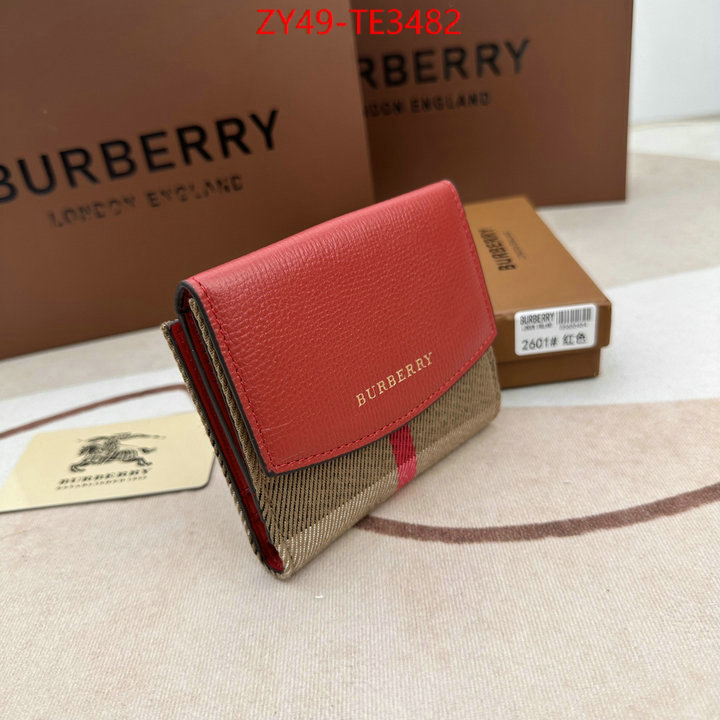 Burberry Bags(4A)-Wallet,high quality designer ,ID: TE3482,$: 49USD