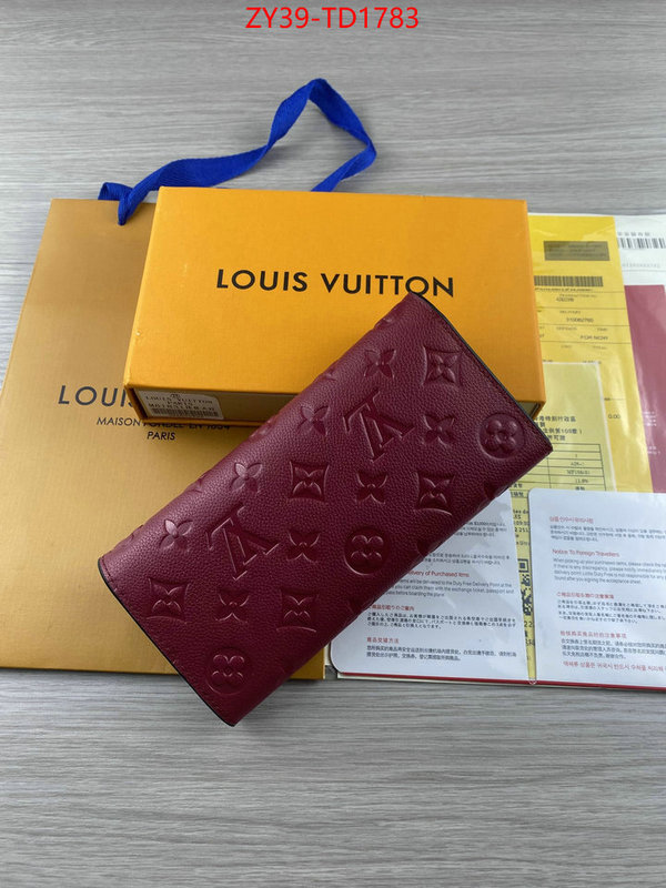 LV Bags(4A)-Wallet,ID: TD1783,$: 39USD