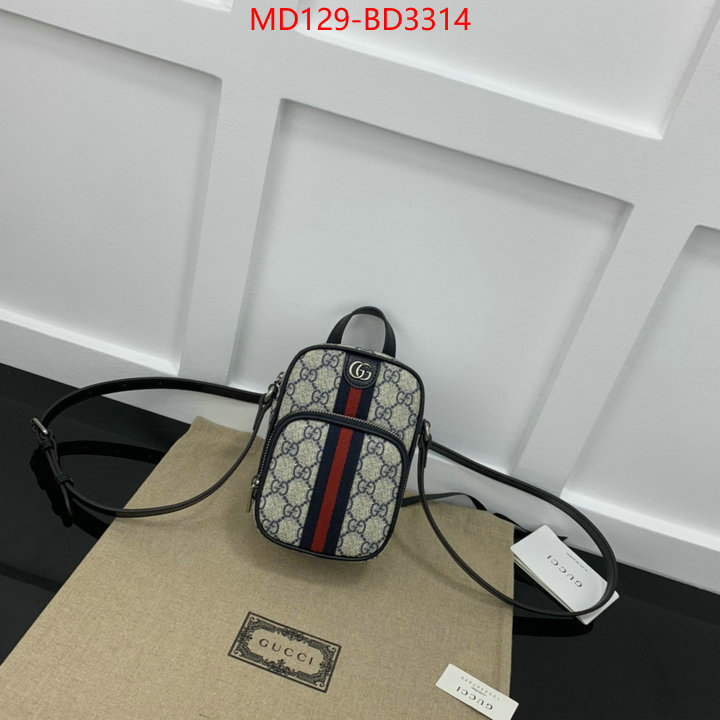 Gucci Bags(TOP)-Ophidia-G,high quality replica designer ,ID: BD3314,$: 129USD