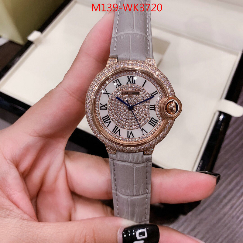 Watch(4A)-Cartier,luxury cheap , ID: WK3720,$:139USD