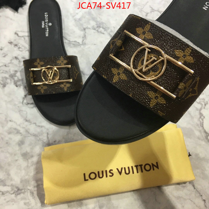 Women Shoes-LV,what 1:1 replica , ID: SV417,$:74USD