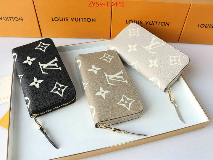 LV Bags(4A)-Wallet,ID: TD445,$: 59USD