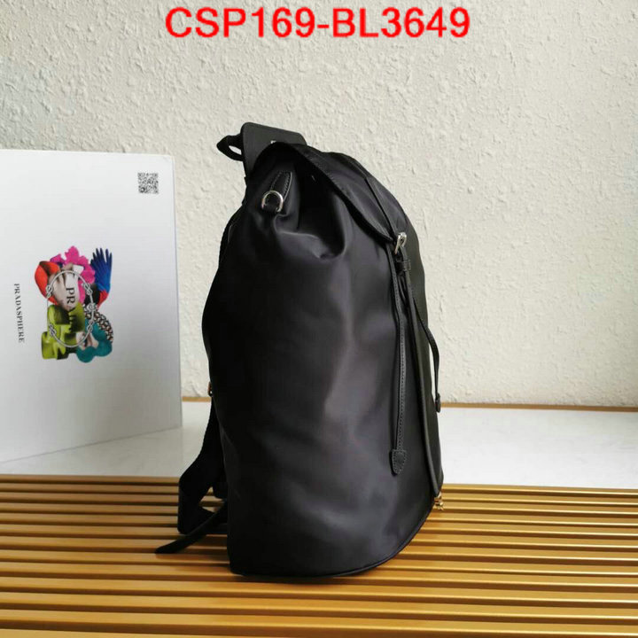 Prada Bags(TOP)-Backpack-,ID: BL3649,$: 169USD