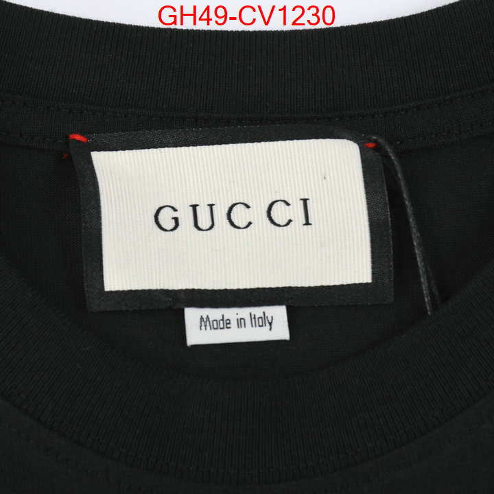 Clothing-Gucci,the best quality replica , ID: CV1230,$: 49USD