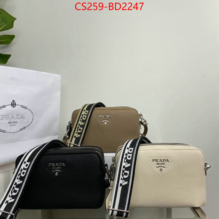 Prada Bags(TOP)-Diagonal-,ID: BD2247,$: 259USD