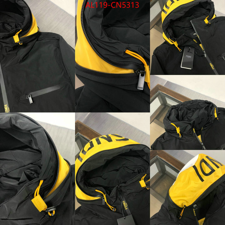 Down jacket Men-Fendi,what best replica sellers , ID: CN5313,$: 119USD