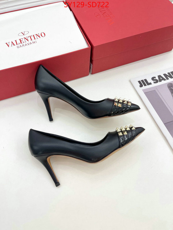 Women Shoes-Valentino,2023 replica wholesale cheap sales online , ID: SD722,$: 129USD