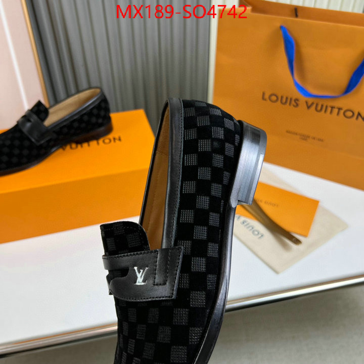 Men Shoes-LV,2023 aaaaa replica 1st copy , ID: SO4742,$: 189USD