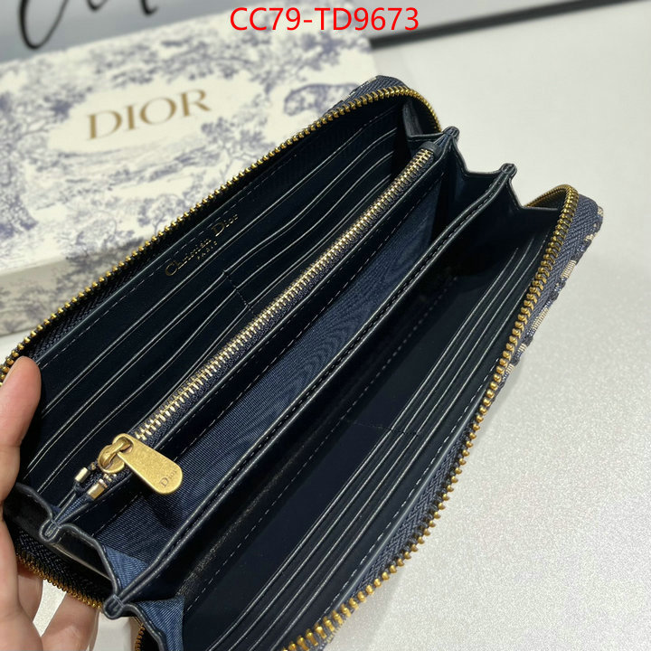 Dior Bags(TOP)-Wallet-,ID: TD9673,$: 79USD