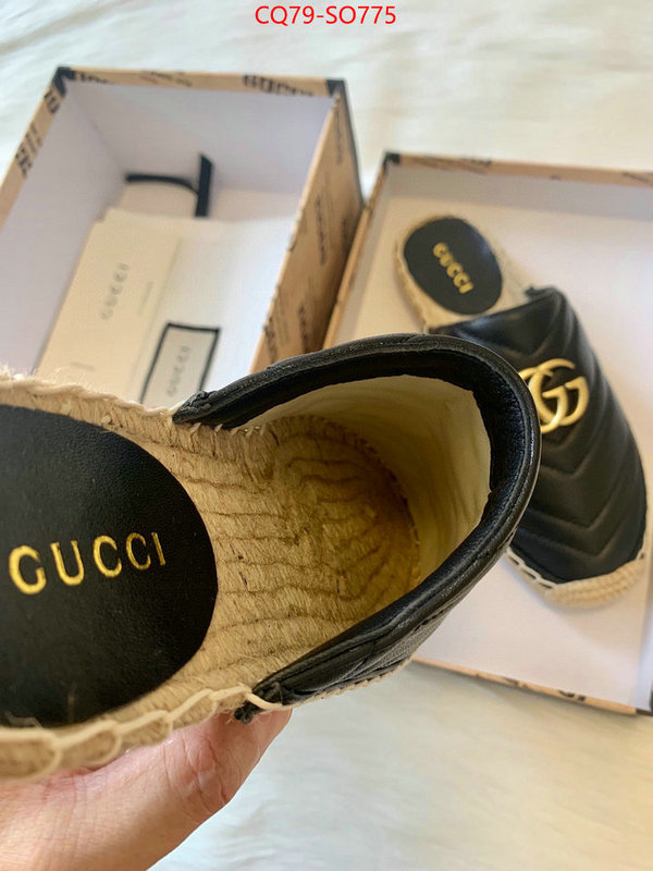 Women Shoes-Gucci,top fake designer , ID: SO775,$: 79USD