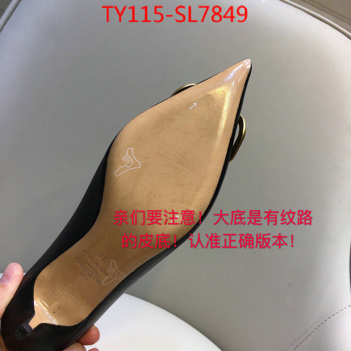 Women Shoes-Valentino,2023 aaaaa replica 1st copy , ID: SL7849,$: 115USD