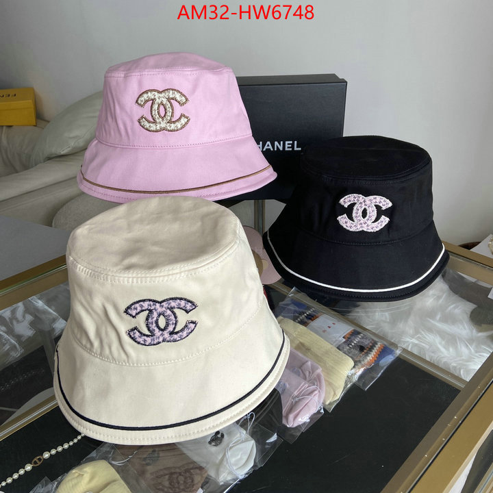 Cap (Hat)-Chanel,buy best quality replica , ID: HW6748,$: 32USD