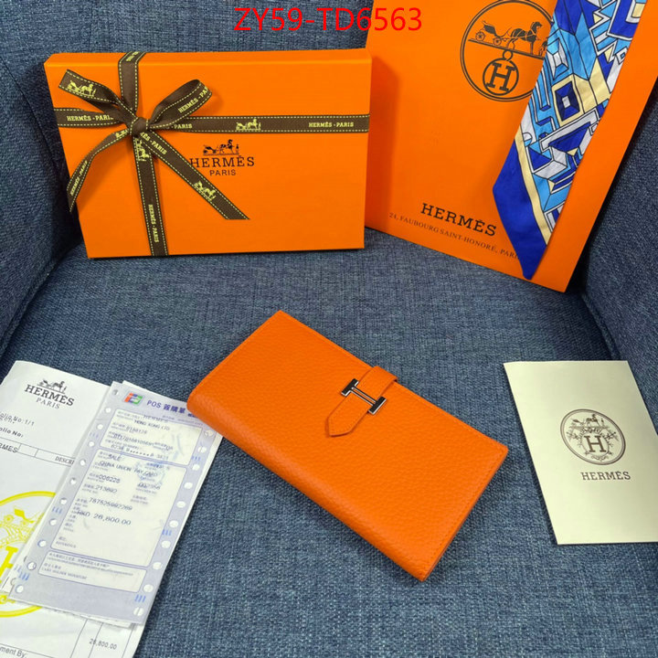 Hermes Bags(4A)-Wallet-,the best quality replica ,ID: TD6563,$: 59USD