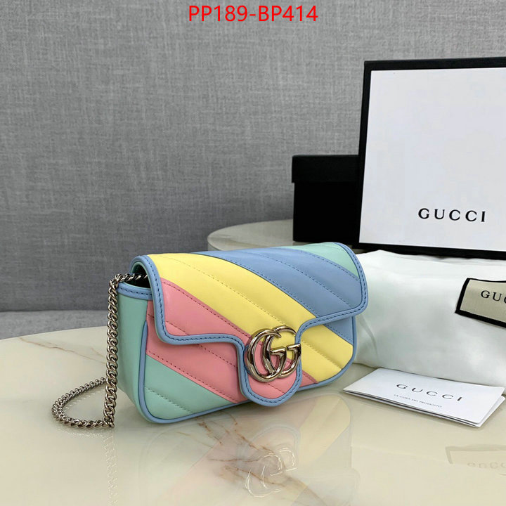 Gucci Bags(TOP)-Marmont,ID: BP414,$:189USD