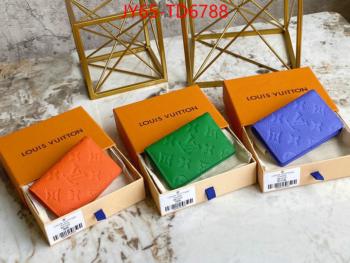 LV Bags(TOP)-Wallet,ID: TD6788,$: 65USD